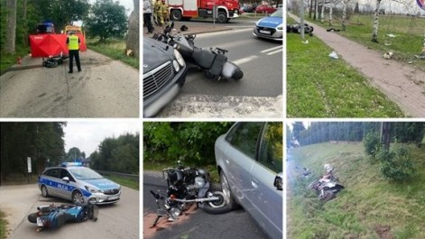 Tczew - Już 53 motocyklistów zginęło na polskich drogach