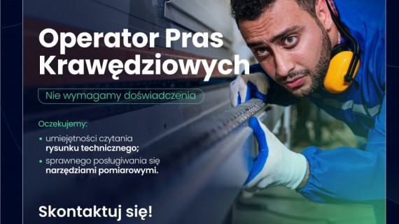 Tczew - Operator Pras Krawędziowych - od zaraz