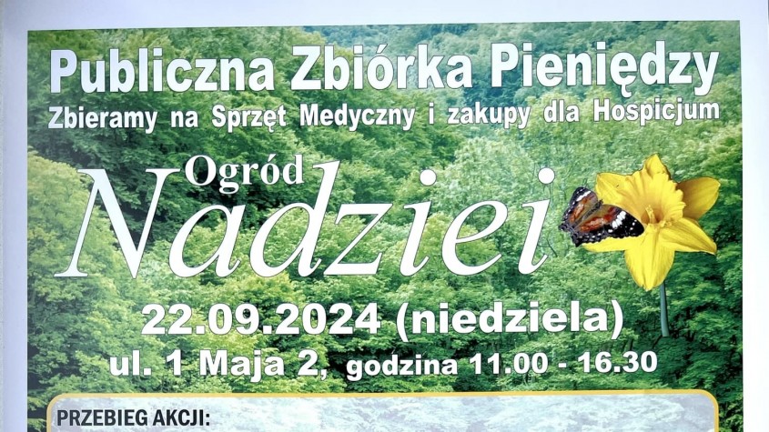 Tczew - Już w niedzielę akcja charytatywna "Ogród Nadziei"