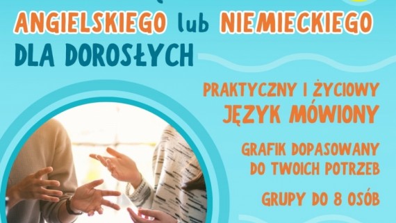 Tczew - ANGIELSKI DLA DOROSŁYCH - stacjonarnie lub online