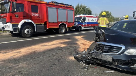 Tczew - Wypadek na A1 w okolicy Zwierzynka