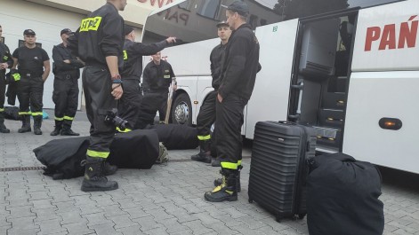 Tczew - Kolejni strażacy z Pomorza jadą walczyć ze skutkami powodzi