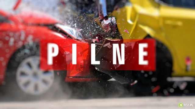 Tczew - Zderzenie na dk "91". Jedno z aut w rowie