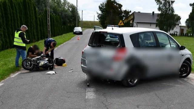 Tczew - Wypadek w Polskim Gronowie i kolizja w Subkowach