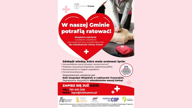Tczew - Bezpłatne szkolenie z podstaw pierwszej pomocy