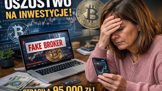 Tczew - Obiecywał szybki zysk. Straciła 95 tysięcy złotych