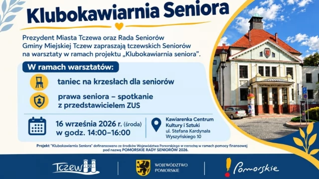 Tczew - Warsztaty w ramach projektu "Klubokawiarnia seniora"