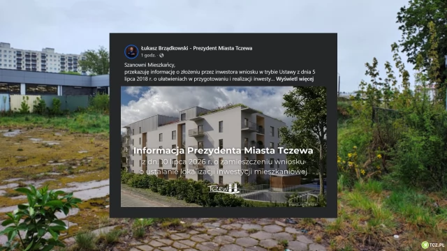 Tczew - Zielone światło dla inwestycji mieszkaniowej na Suchostrzygach