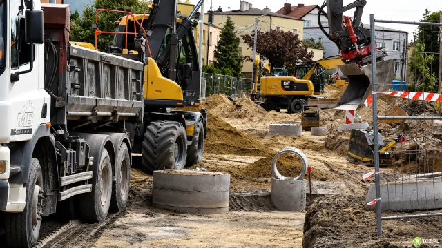 Tczew - Przy ul. Mieszka I prace idą do przodu