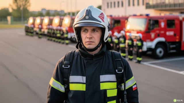 Tczew - Wypadek w Bałdowie. Strażacy pomogli kobiecie