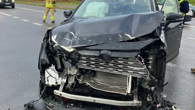 Tczew - Tragiczny wypadek na DK22 w Bałdowie. Nie żyje jedna osoba