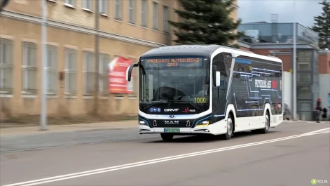 Tczew - Od 2,4 do 2,6 mln zł za jeden autobus elektryczny dla Tczewa. Miasto otworzyło przetarg