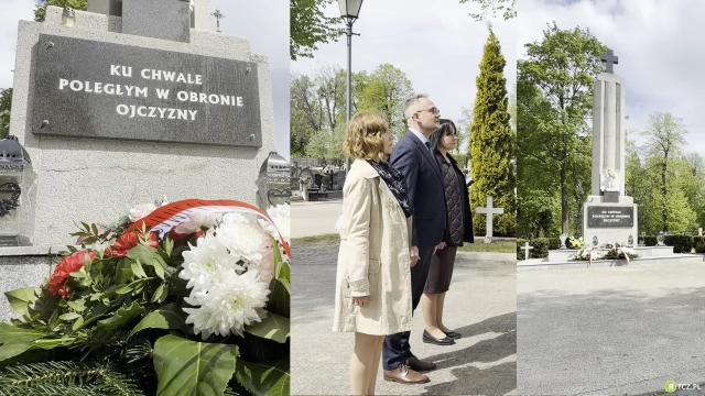 Tczew - Rocznica zakończenia II Wojny Światowej. Odsłonięcie pamiątkowej tablicy