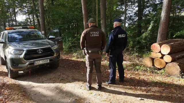Tczew - Wspólne patrole Policji i Straży Leśnej