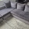 Tczew - Duży narożnik z funkcją spania 140x200 + puf