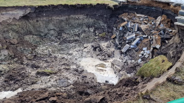 Tczew - Co dalej z zapadliskiem w Stanisławiu? Zebrał się specjalny sztab