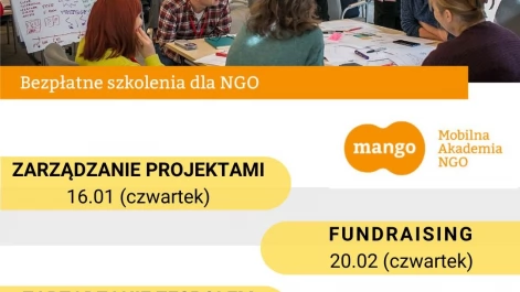 Tczew - MANGO Bezpłatne szkolenia dla pomorskich organizacji