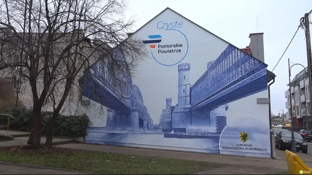 Tczew - Mural, który łączy lokalną tożsamość z przekazem ekologicznym